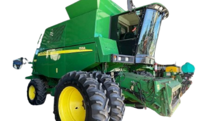 COLHEITADEIRA JOHN DEERE 1550 FILIPADA 25 PÉS ANO 2007