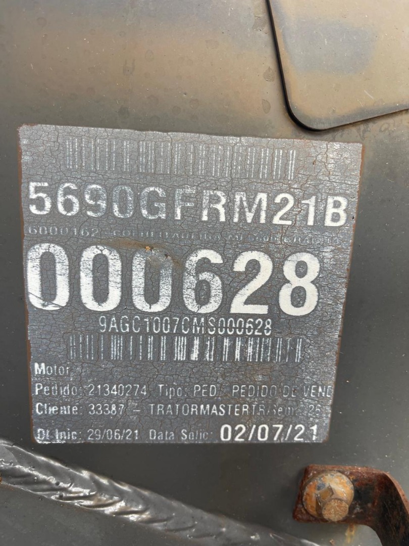 COLHEITADEIRA MASSEY FERGUSSON 5690 HYBRID 2021