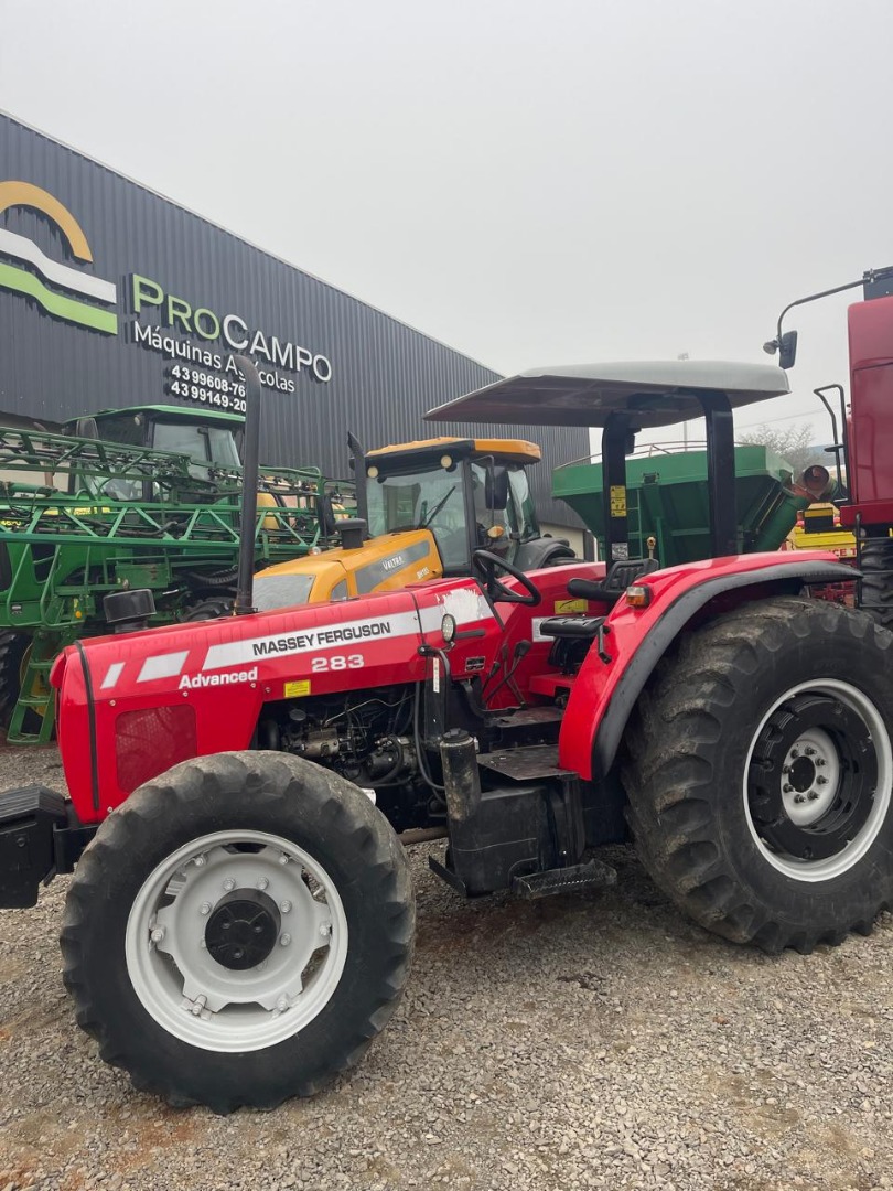TRATOR MASSEY FERGUSSON 283 4X4 ANO 2008